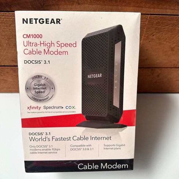 NETGEAR CM1000 DOCSIS 3.1 Ultra High Speed Cable Modem – Xfinity, Spectrum, Cox - Picture 5 of 13
